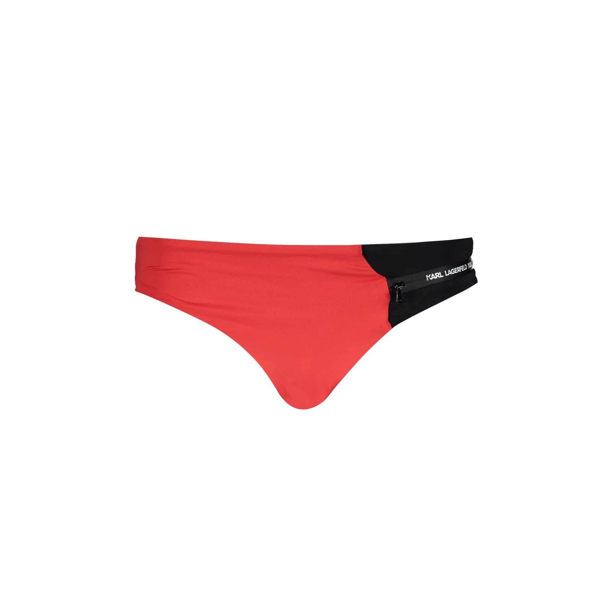 Karl Lagerfeld Beachwear Costume Mare Donna Rosso Dettagli a Contrasto - foto prodotto